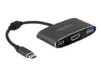 Delock - Extern videoadapter - VL101 - USB-C 3.1 - HDMI - grå - detaljhandel