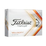 TITLEIST Velocity Golf Balls, Adults Unisex, White, One Size & PTS Unisex Golf Tees, Golf Tees, Bag of 75 Tees UK