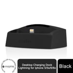 Mophie Desktop Charging Dock Lightning for Iphone 5/5s/6/6s/ Black