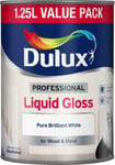 DULUX PROF LIQUID GLOSS BRILLIANT WHITE 1.25L