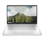 HP Laptop 17-cn2001sf PC Portable 17.3" FHD (Intel Core i3-1215U, RAM 8 Go, SSD 512 Go, AZERTY, Windows 11 Famille) Argent naturel