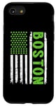 Coque pour iPhone SE (2020) / 7 / 8 Fête de la Saint-Patrick : Irish Boston Massachusetts Shamrock Sports