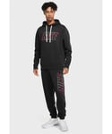 Nike Mens Club Tracksuit Set In Black Cotton - Size Small