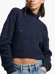 Superdry Pointelle Cable Knit Jumper