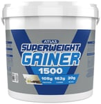 ATLAS SUPER WEIGHT MASS SIZE GAINER GAIN 5KG VANILLA FLAVOUR 1500 CALORIES