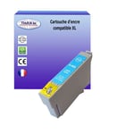 Cartouche Compatible pour Epson Stylus Photo R285, R360, R585 remplace Epson T0805 Light Cyan - T3AZUR