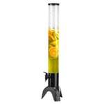 3L Draft Beer Tower Removable Ice Tube Transparent Design Triangular Cast