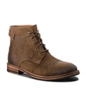 Clarks Clarkdale Buio Mens Brown Boots - Tan Suede - Size UK 8