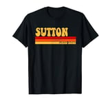 SUTTON Name Personalized Idea Men Retro Vintage SUTTON T-Shirt