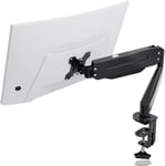 Suptek Single Monitor Arm Gas Spring, Monitor Arm Desk Mount for 17-27 Inch Moni