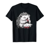 Hedgehog Eating Cherries T-Shirt