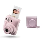 instax mini 12 camera, BLOSSOM PINK & mini 12 camera case, Blossom Pink