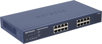 (Jgs516),Switch Ethernet 16 Ports Rj45 Métal Gigabit(10/100/1000),Positionnement Sur Un Bureau Ou En Rack,Et Protection À Vie
