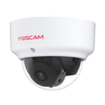 Foscam outdoor D2EP Caméra IP PoE Extérieur HD 2MP 1080p Infrarouge 20m Anti-tivandalique IK10 Détection Humaine Intelligente Compatible avec Amazon Alexa