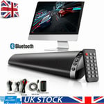 Wireless Bluetooth Speaker Surround Sound Bar USB TV Home Theater Soundbar UK