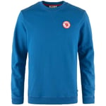 Fjällräven 1960 Logo Badge Sweater Men sweatshirt Alpine Blue-538 S - Fri frakt