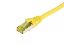 Patchkabel Rj45 Cat6a 500Mhz 10M Gul Sstpsftp Tpelszhultraflex Awg26 Med Cat7 Råkabel Synergy 21