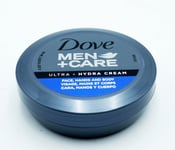 Dove Men+Care Ultra Hydra Cream 75ml Tub - Face, Hands & Body