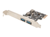 DIGITUS - USB-adapter - PCIe 2.0 låg profil - USB 3.0 x 2