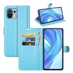Xiaomi Poco F4 PU Wallet Case LightBlue