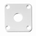 Allparts AP 0633-025 Socket Plate for Les Paul and Small Parts for Electric Guitar White