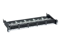 Lexcom Vdig141501 - Patch-Panel - Mörkgrå, Ral 7016 - 1U - 19" - 50 Portar