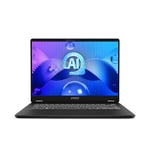 MSI Prestige 14 AI EVO C1MG-003UK Laptop 35.6 cm (14") Full HD+ Intel Core Ultra 5 125H 16 GB DDR5-SDRAM 1 TB SSD Wi-Fi 7 (802.11be) Windows 11 Grey