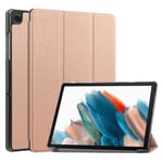 Samsung Galaxy Tab A9 Tri-Fold Skinn Deksel m. Stativfunksjon - Rose Gold