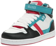 Globe Superfly Kid, Chaussures de skate garçon - Blanc/bleu/rouge, 32.5 EU (1 US)