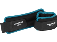 Wrist/ankle weight neopreen AVENTO 41AD 2X0,5kg Black/Blue