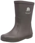 CeLaVi Unisex Adults’ Basic Wellies-Solid Rain Boot, Grey, 9 UK