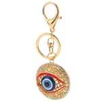 6PCS Golden Eyes Keychain Red Eyeliner Blue Eyes Bag Charm Devil's Eye