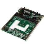 Startech Dubbel mSATA SSD till 2,5" SATA RAID-adapter-konverterare