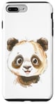 Coque pour iPhone 7 Plus/8 Plus Motif panda Happy Fun idéal pour l'école, unique