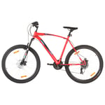 vidaXL Mountainbike 21 växlar 29-tums däck 53 cm ram röd 3067211