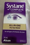 Systane Complete All In One Dry Eye Relief - 10ml Eye Drops-09/2024 Expiry (663)