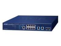 Planet Layer 3 8-Port 2.5Gbase-T +, Hanterad, L3, 10G Ethernet (100/1000/10000), Full Duplex, Rackmontering, 1U