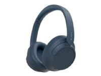 Sony WH-CH720N - Hörlurar med mikrofon - fullstorlek - Bluetooth - trådlös, kabelansluten - aktiv brusradering - 3,5 mm kontakt - blå