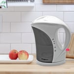 1L White Electric Kettle Cordless Portable Kitchen Quick Boil 900w Caravan Home