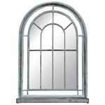 Garden Premium Grey Arched Glass Mirror Suitable For Indoor Use