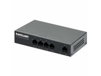 Intellinet 561792, Gigabit Ethernet (10/100/1000), Full Duplex, Strömförsörjning Via Ethernet (Poe) Stöd, Monteringsbar På Väggen