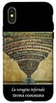 Coque pour iPhone X/XS La carte de l'enfer Dante's Divine Comédie peinture par Botticelli
