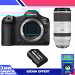Boitier Canon EOS R5 Mark II + RF 100-500mm f/4.5-7.1 L IS USM + 1 Canon LP-E6P + Ebook 'Devenez Un Super Photographe