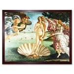 Old Master Art The Birth of Venus Botticelli Painting Sea Shell Goddess Love Beauty Symbol Art Print Framed Poster Wall Decor 12x16 inch