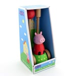 Milly & Flynn Peppa Pig Wooden Push-Along Toy