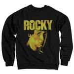 Hybris Rocky - Sylvester Stallone Sweatshirt (Black,M)