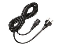 Hpe - Strömkabel - Power Iec 60320 C13 Till Power Cee 7/7 (Hane) - Ac 250 V - 10 A - 1.83 M - Europa - För Hpe Sn6610c 32  Apollo 4510 Gen9  Proliant Dl360p Gen8, Dl380 G6, Xl290n Gen10  Rack