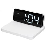Alarm Clock Wireless Charger White USB Output Interface Fast Charging LED FST