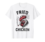 Funny Fried Chicken Smoking Chicken Lover Cool Flock Boss T-Shirt