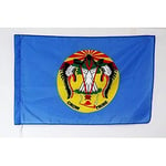 AZ FLAG - Drapeau Crows du Montana - 150x90 cm - Drapeau des Corbeaux 100% Polyester avec Fourreau et cordelette - Pavillon 110 g